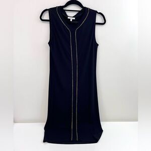 Borbonese Black Crepe Dress Large